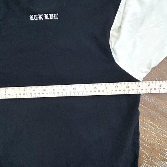 Vintage RARE 2000s Rock Revival Rhodes Studded Retro Long Sleeve T Shirt MED - Picture 8 of 9